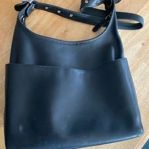 Genuine Coach black leather purse